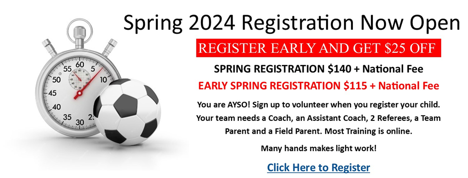 Spring Registration Early Bird Discount