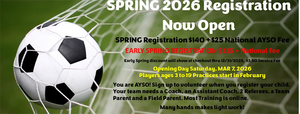 Early Bird Spring Registration