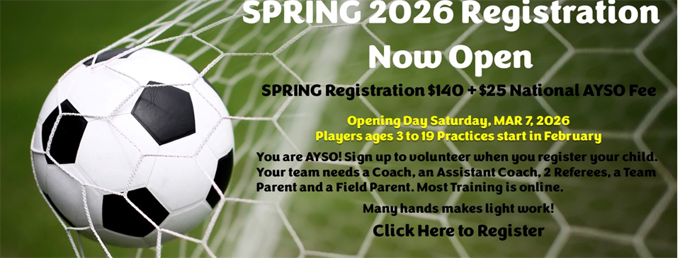 2026 Spring Registration