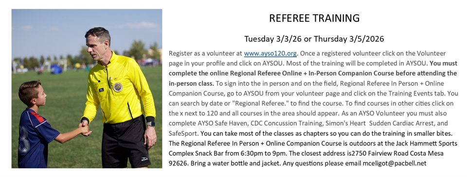 Referee Training