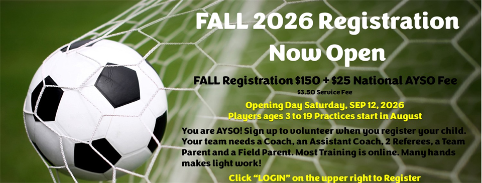 2026 Fall Core Soccer Registration